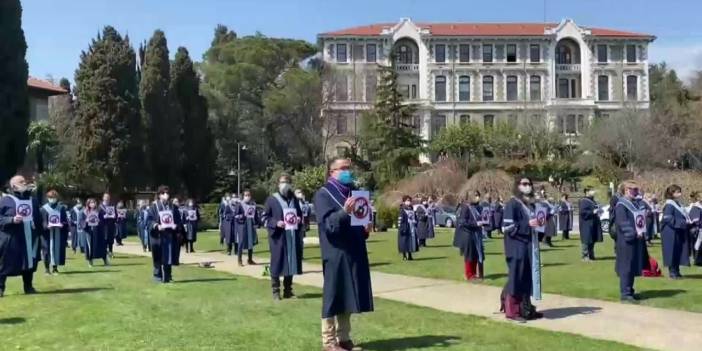 Boğaziçi akademisyenleri nöbete devam etti