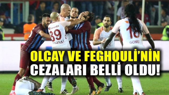 PFDK, Galatasaraylı Sofiane Feghouli ve Olcay Şahan'a 3’er maç ceza verdi