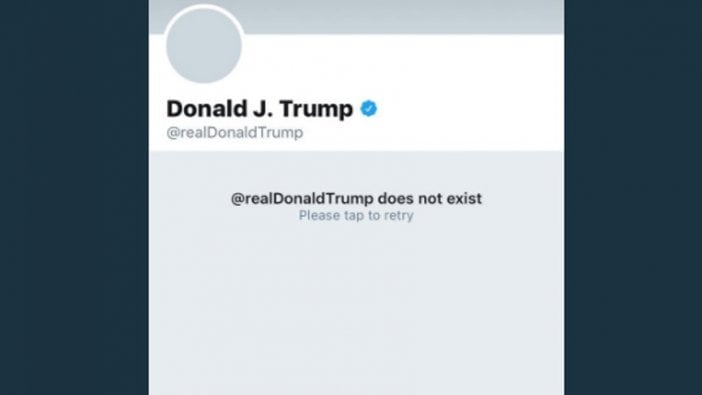 Twitter Trump'ın hesabını kapattı!