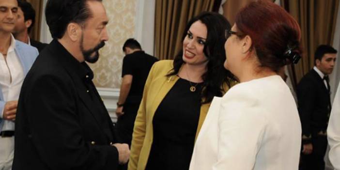 Aile Bakanı Derya Yanık, Adnan Oktar'ın davetine katılmış