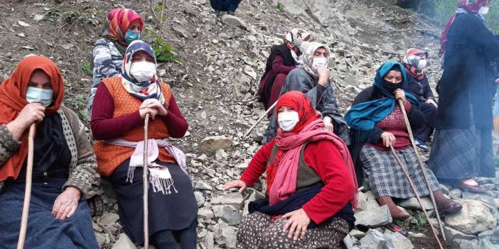 Taş ocağını önlemek için vadi girişini kapattılar