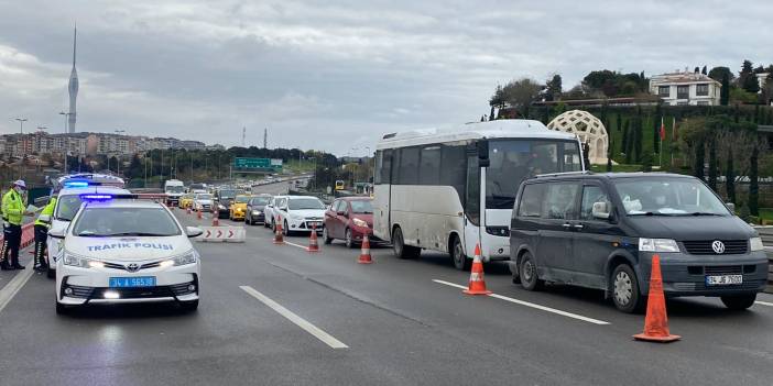 Kısıtlamada köprü trafiği