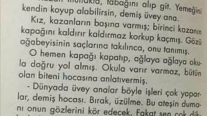 Masal kitabında kan donduran ifadeler: Babası oğlunu öldürmüş...