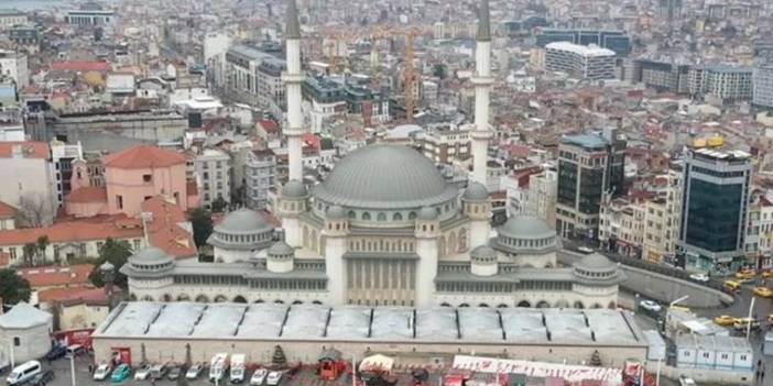 Taksim Camii'nin açılışı ertelendi