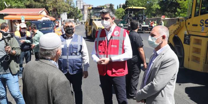 Tapu ve 25 yıllık altyapı sorunu çözülen Soğanlık’ta sıra asfalt çalışmalarında