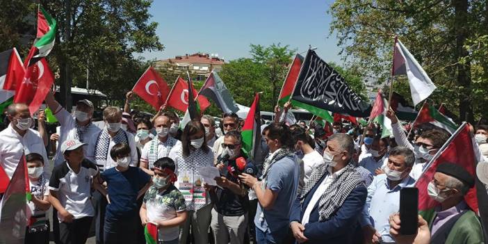 Tam kapanmada İsrail protestosu