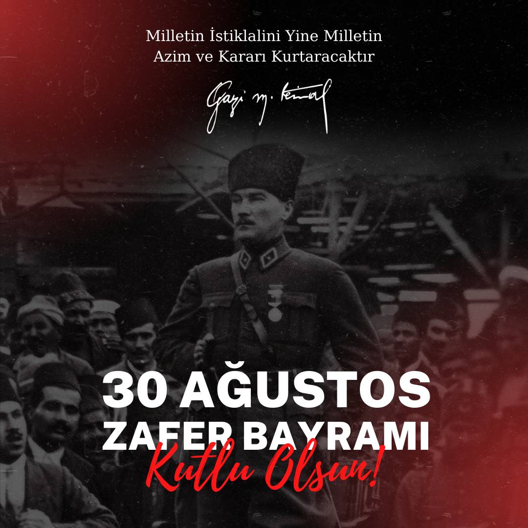 30 agustos zafer bayrami sözleri