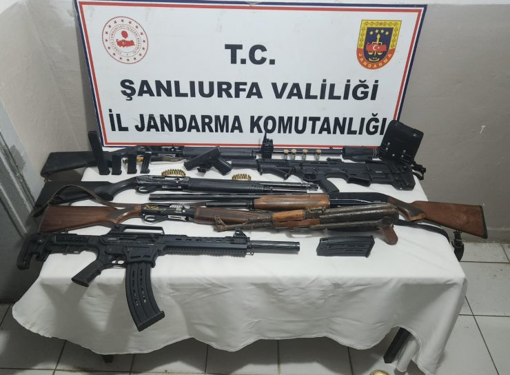 Şanlıurfa'da 13 Adrese Kaçak Silah Operasyonu
