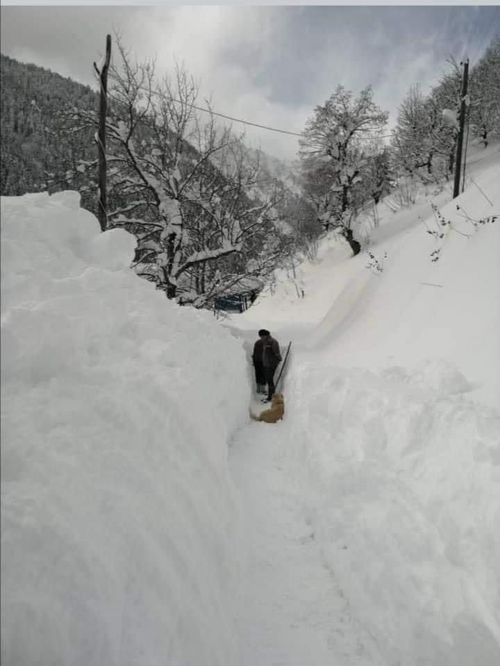 'Sakin Şehir' Şavşat'ta Kar Rekoru