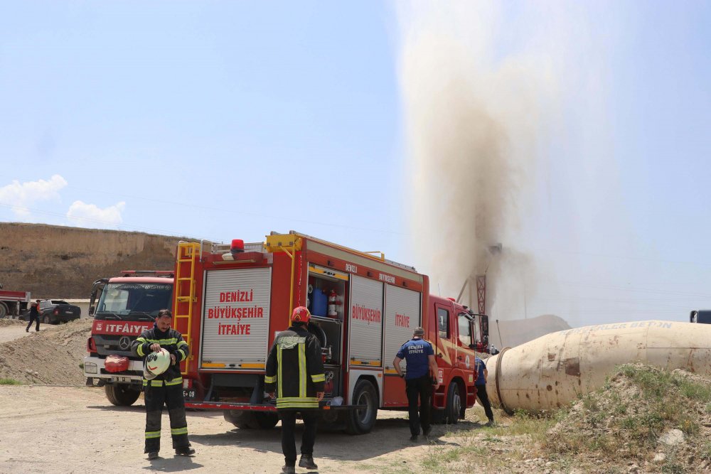 Denizli'de Sondaj Çalışması Sırasında Patlama