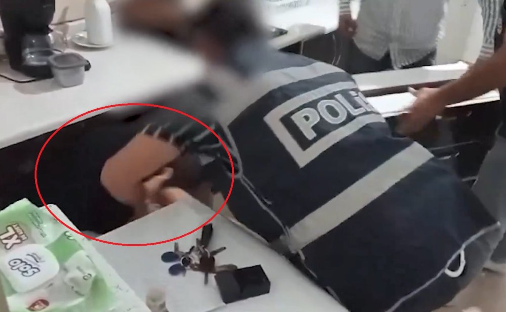 Polis her yerde onu arıyordu. Bakın nereden çıktı