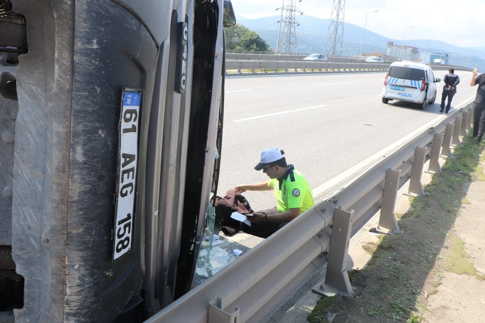 Küçücük bir arı koca TIR'ı devirdi