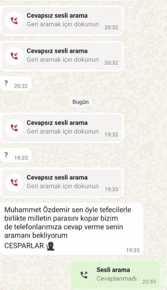 Casperlar önce not yolladı, ardından kurşun yağmuruna tuttu