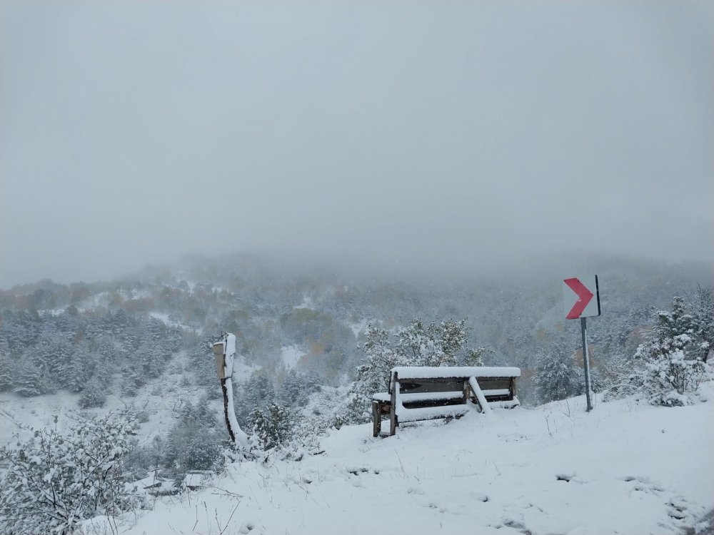 Sivas’a kar yağdı