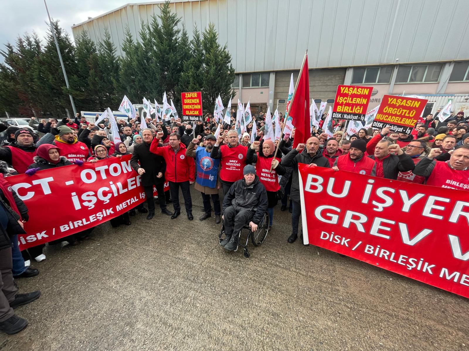 CT Otomotiv’de işçilerin direnişi başladı