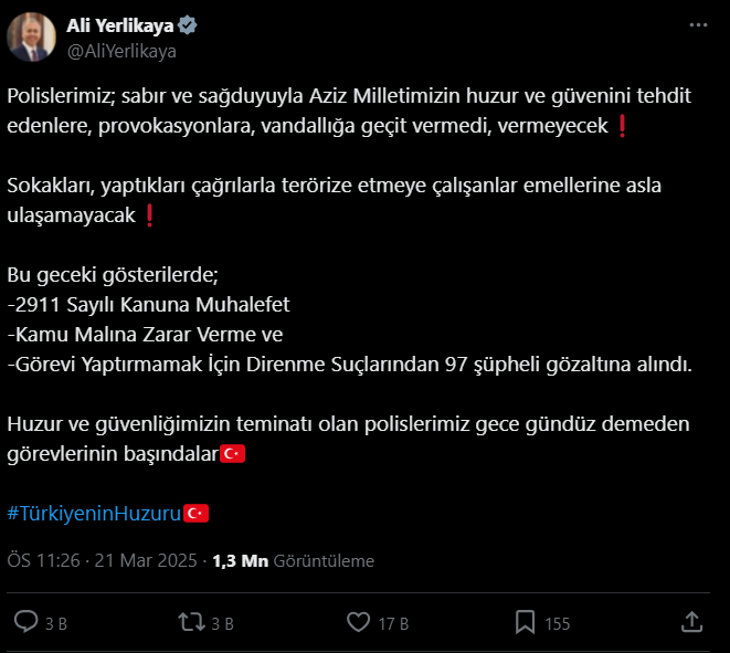 İmamoğlu'na destek yürüyüşü