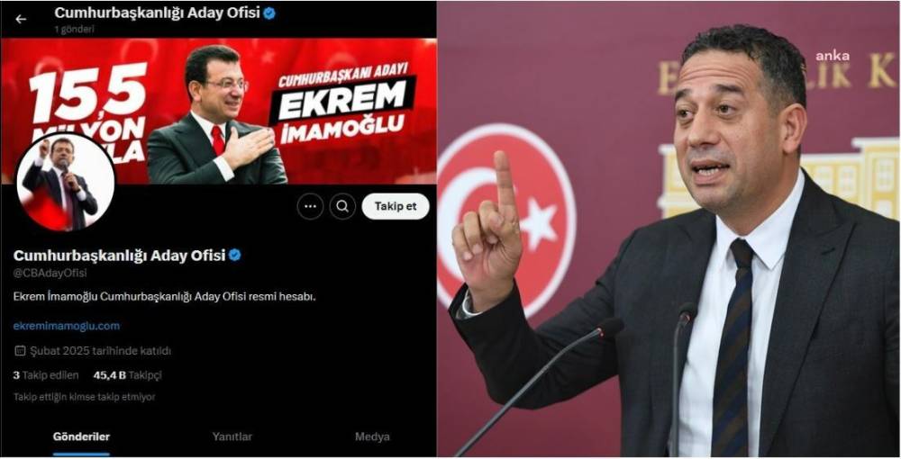 CHP'li Başarır: İmamoğlu'nun yeni hesabını duyurdu