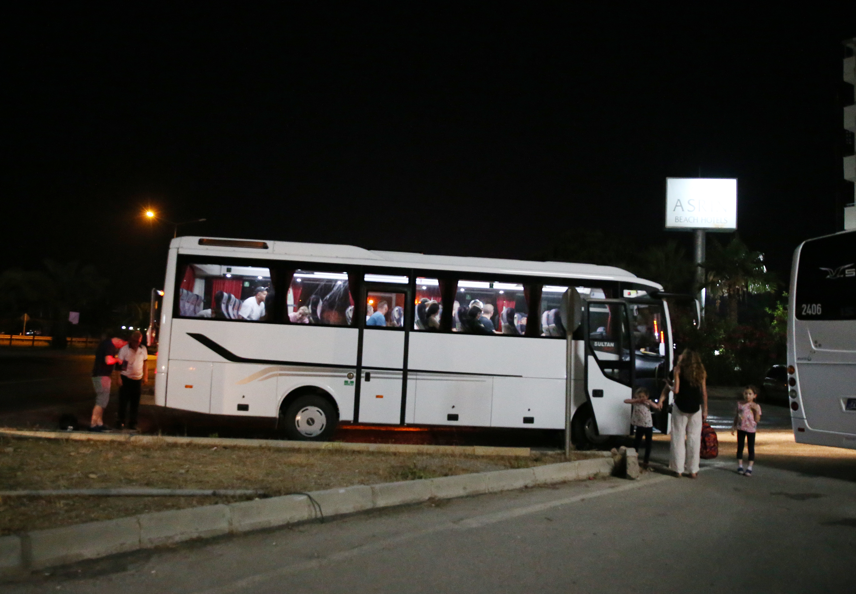 Yangın sonrası otel görüntüsü