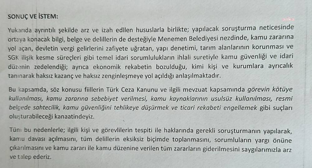 AKP'li belediye hakkında 'usulsüzlük' iddiası: Meclis üyeleri suç duyurusunda bulundu