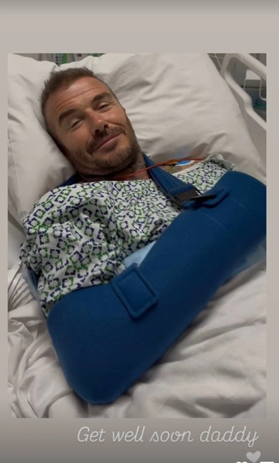 David Beckham Hastanede